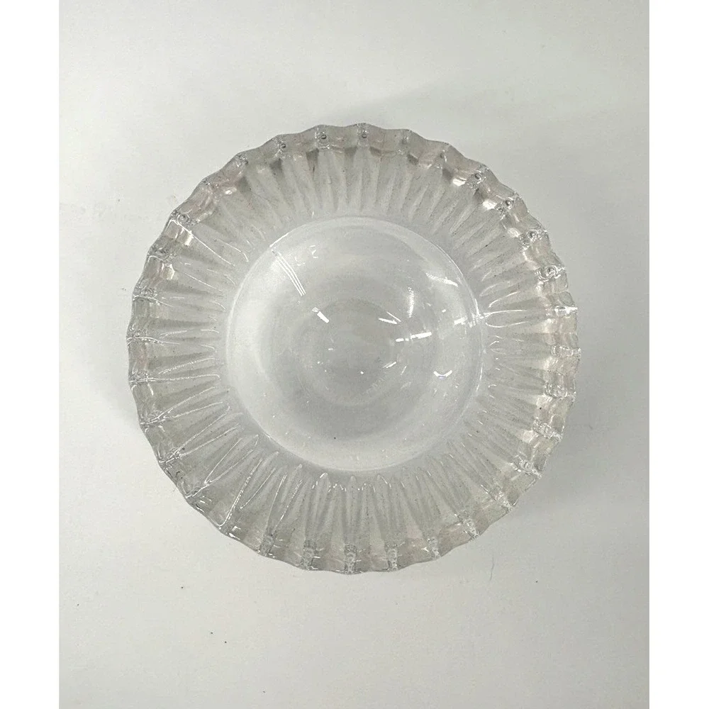 Orrefors Sweden Crystal Corona Votive Candle Holder Lars Hellsten 4